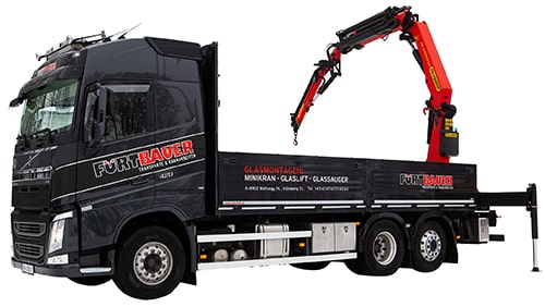 Fürtbauer Transporte optimiert für heikle Kranarbeiten.